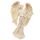 Figura de Anjo cor creme 17cm