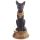 Bastet Preto e Dourado com colar Besouro