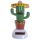 Boneco solar Cactus com chapéu mexicano
