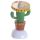 Boneco solar Cactus com chapéu mexicano
