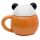 Caneca de cerâmica com tampas de animais - Adoramals Panda