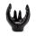 Mão aberta queimadora de cones Mão Mantrica/Mão de Tarot