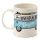 Volkswagen VW T1 Camper Bus Aventura de Surf Caneca de Porcelana