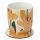 Caneca de Porcelana e base - Florens Hesperantha