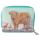 Jan Pashley Highland Coo - Carteira pequena com fecho Zip