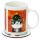 Conjunto de Caneca e base Angie Rozelaar Planet Cat Natal