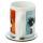 Conjunto de Caneca e base Angie Rozelaar Planet Cat Natal