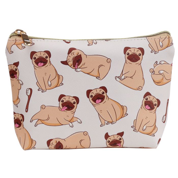 Bolsa Pequena em PVC - Moops Pug - Pequena