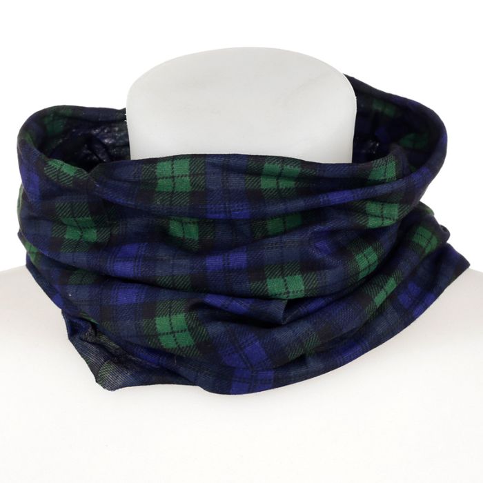 Lenço Bandana para o pescoço - Tartan Verde