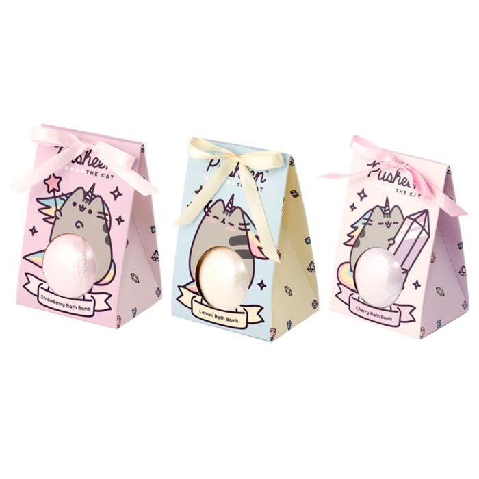 O Gato Pusheen Pusheenicorn- Bombas de banho em caixa de presente