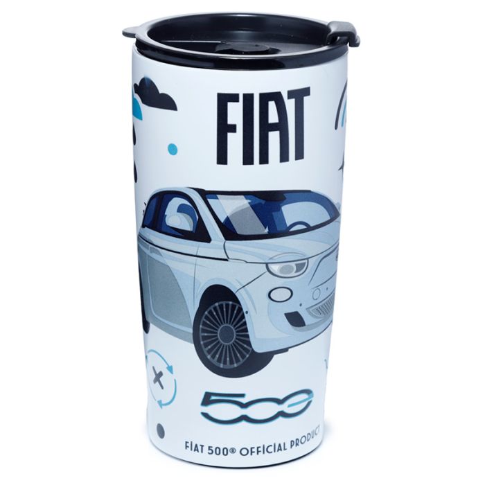 Copo Térmico em Aço Inoxidável - Fiat 500 E
