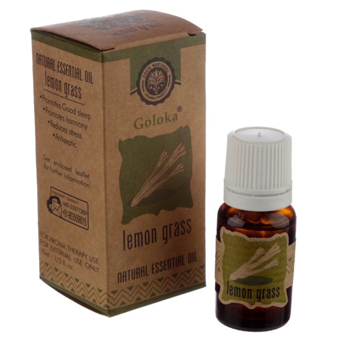 Óleo Essencial Natural 10ml Goloka - Erva-Limão