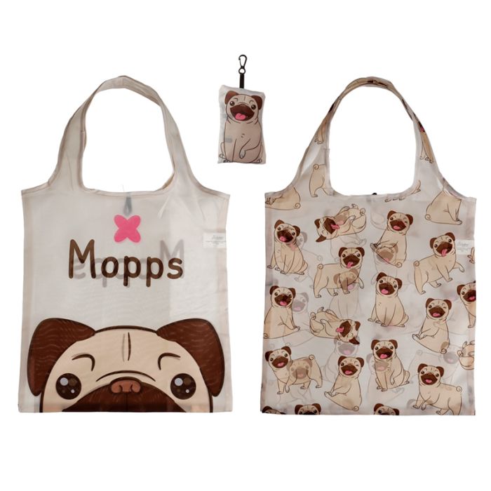 Saco para Compras Reutilizável - Mopps Pug