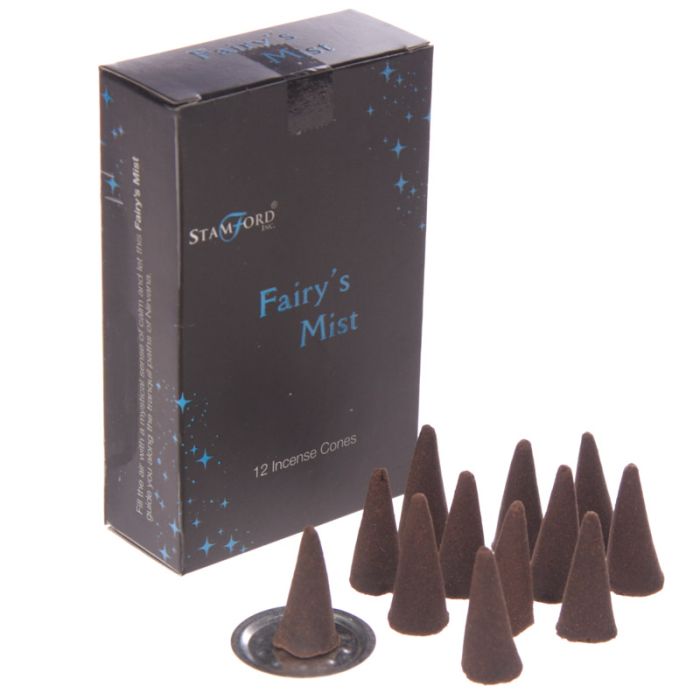 Cones de Incenso Stamford Negro Fadas Misticas