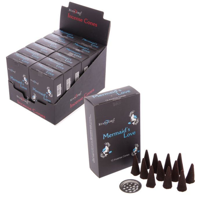 37185 Cones de Incenso Stamford Preto Amor da Sereia