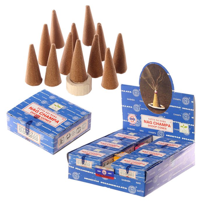 01431 Cones de Incenso - Satya Sai Baba Nag Champa Dhoop