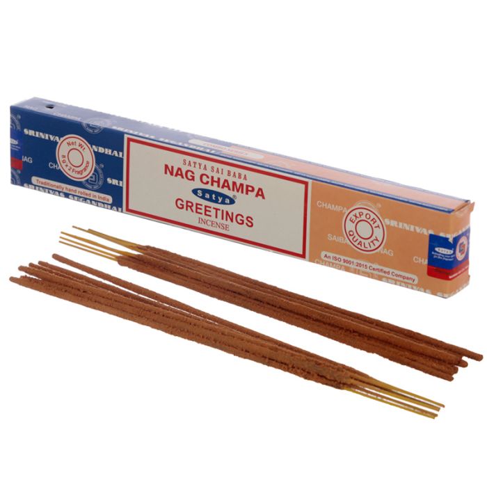 01320 Paus de Incenso Satya Nag Champa - Saudações