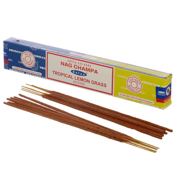 01339 Paus de Incenso Satya Nag Champa - Limão Tropical
