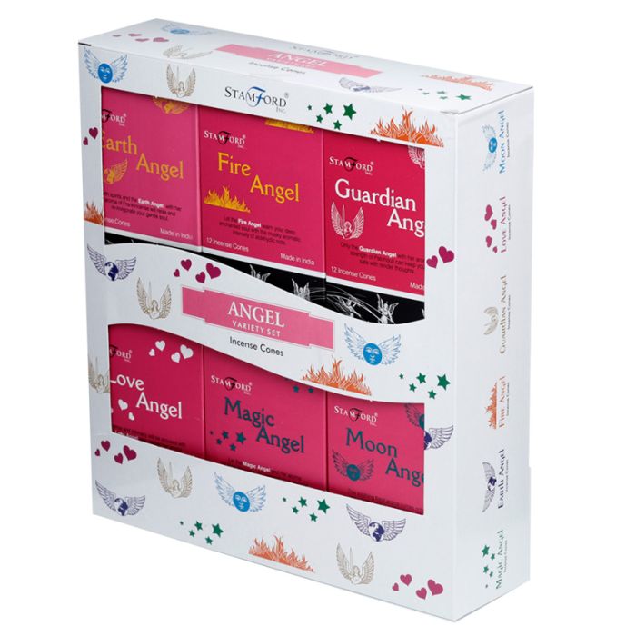 37358 Set de 12 Pacotes de Variedade de Incensos Stamford Anjo
