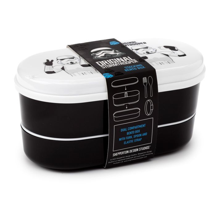 Conjunto de Lancheiras com garfo e colher- Stormtrooper