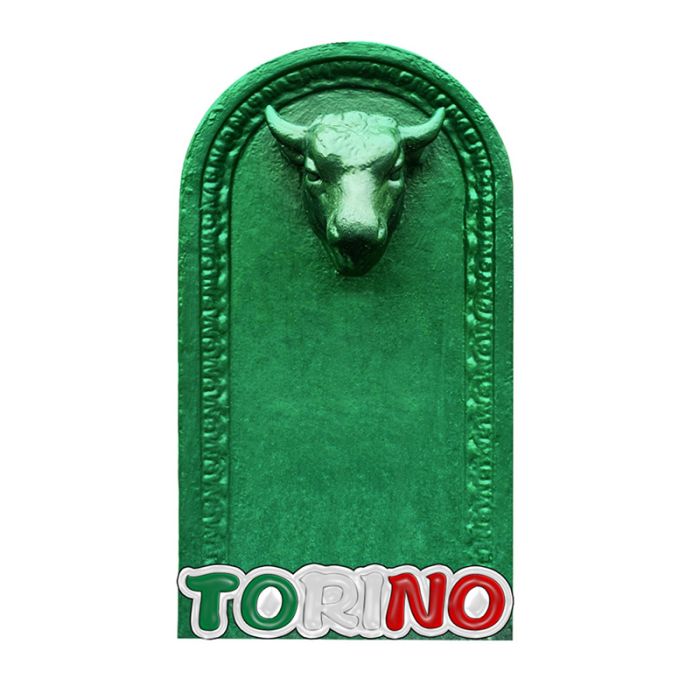 3D Íman de recordação impresso Torino Fonte Tureta