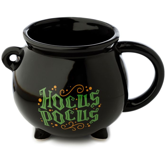 Caneca de cerâmica em forma de Caldeirão preto Hocus Pocus