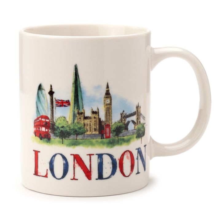 Ícones de Londres Caneca de Porcelana