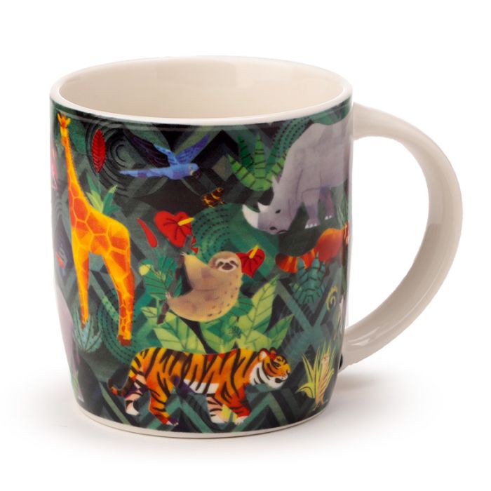 Caneca de Porcelana - Reino Animal