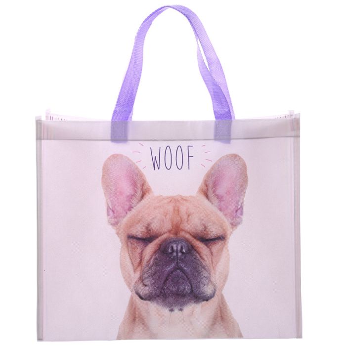 Bolsa da Compra desenho WOOF Bulldog Francês