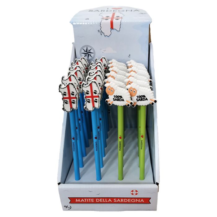 Lápis com Acessório em PVC - Sardenha