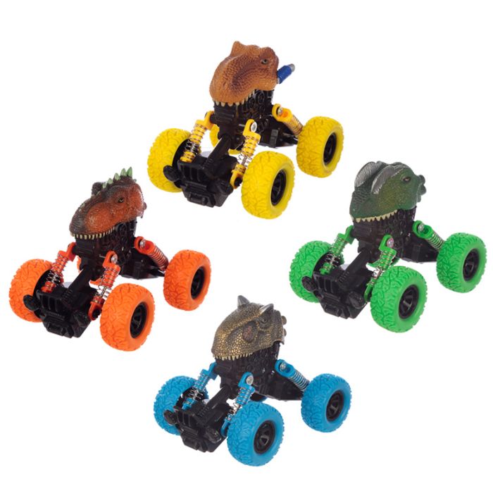 Brinquedo Dinossauro Monster Truck Puxar para Tras