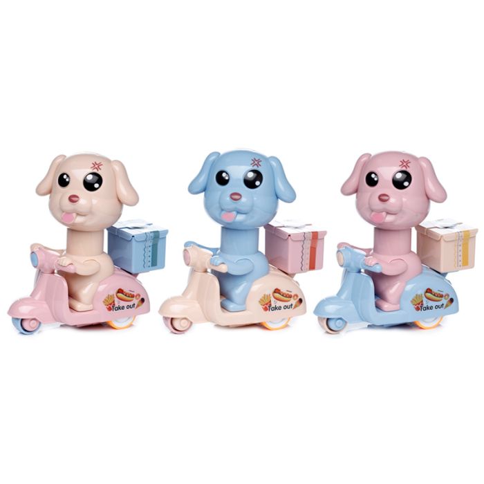 Brinquedo mota e cães