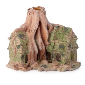 Queimador Incenso Refluxo - Antigo Templo Escondido da Mata Antiga