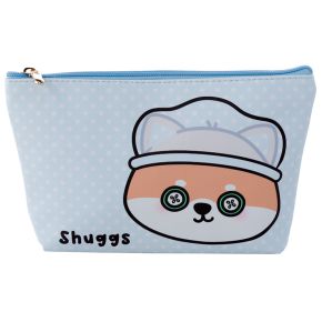 Saco mediano de maquilhagem em PVC - Adoramals Shuggs a Shiba Inu Cão