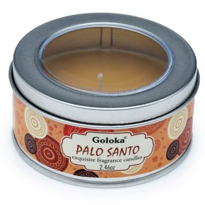 Vela de Cera em lata - Goloka Palo Santo