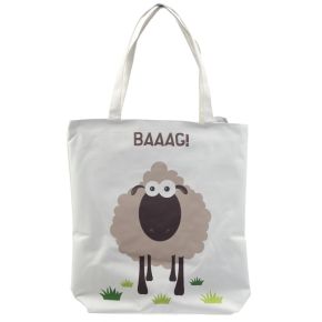 Bolsa de Algodão BAAAG Sheep com fecho