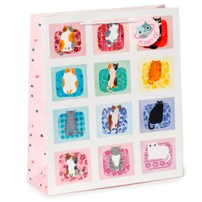 Saco de Presente Planeta Gato - Extra Grande