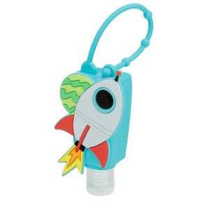 Gel Sanitizante para Mãos com Capa de Silicone Foguetão do Cadete Espacial