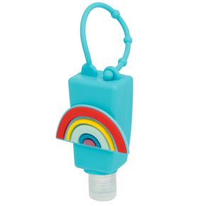 Gel Sanitizante para Mãos com Capa de Silicone - Arco-Íris