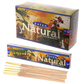 Incenso em paus de 15g Satya Natural Incenso em paus de 15g Satya Natural