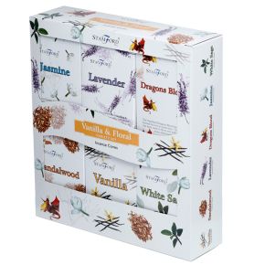 37354 Set de 12 Pacotes de Variedade de Incenso Stamford Vanilla & Floral 37354 Set de 12 Pacotes de Variedade de Incenso Stamford Vanilla & Floral