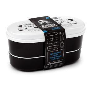 Conjunto de Lancheiras com garfo e colher- Stormtrooper