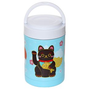 Marmita com Isolamento Térmico - Gato Chinês da Sorte Maneki Neko