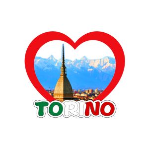 3D Íman de recordação impresso Torino Mole