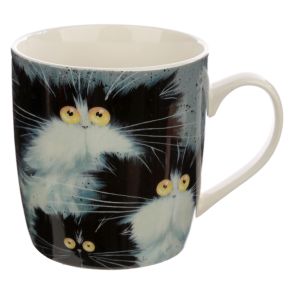 Caneca de Porcelana - Gato Kim Haskins
