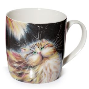 Caneca de Porcelana - Gato Arco-Íris - Kim Haskins