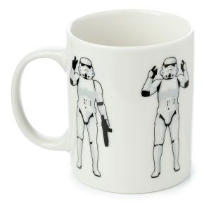 Caneca de Porcelana Stormtrooper Original Branco