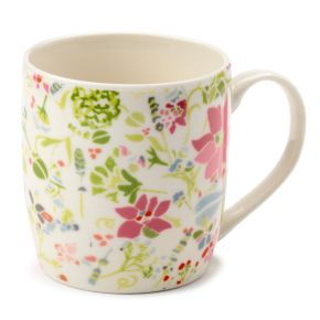 Caneca de Porcelana Julie Dodsworth Cor-de-rosa Botanical