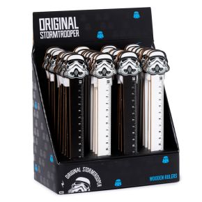 Régua de madeira moldada Stormtrooper (15cm)