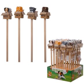 Conjunto Lápis e Borracha - Cachorro